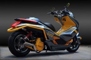 PCX Robot Inspirasi Modif Honda PCX Lebih Garang dan Futuristik