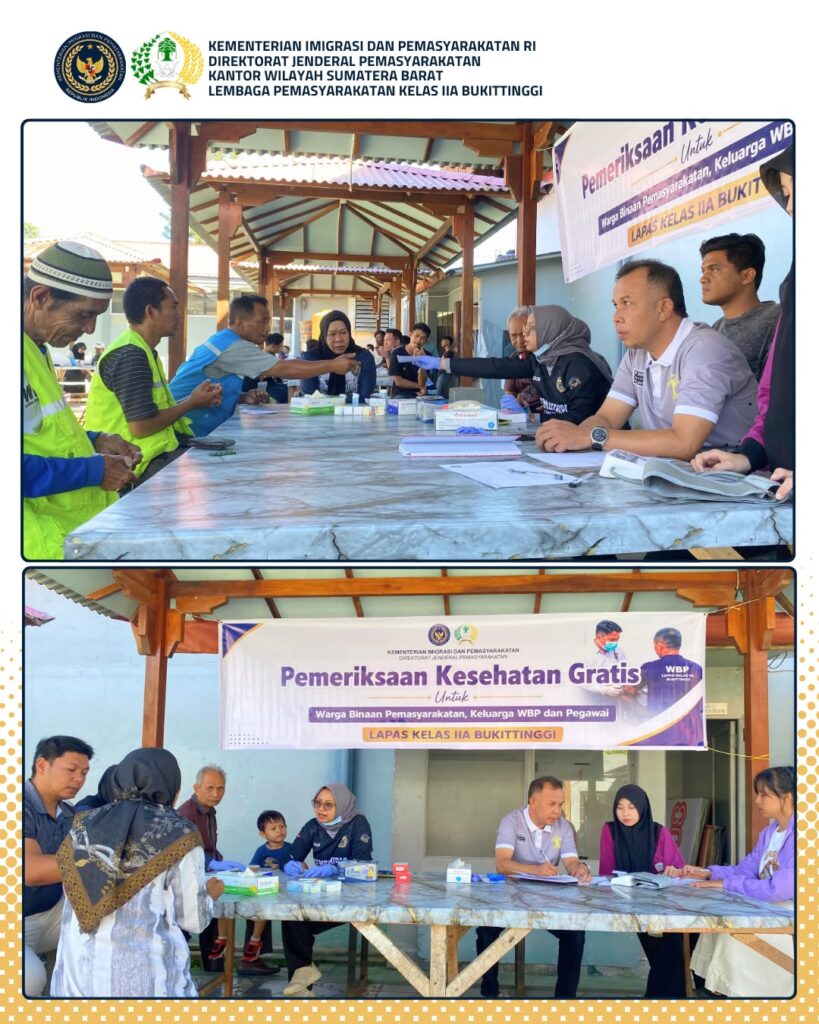 Ikut Semarakkan HUT ke-81 RI, Lapas Bukittinggi Berikan Layanan Kesehatan Gratis kepada Warga Binaan 2 IMG 20260808 WA0006