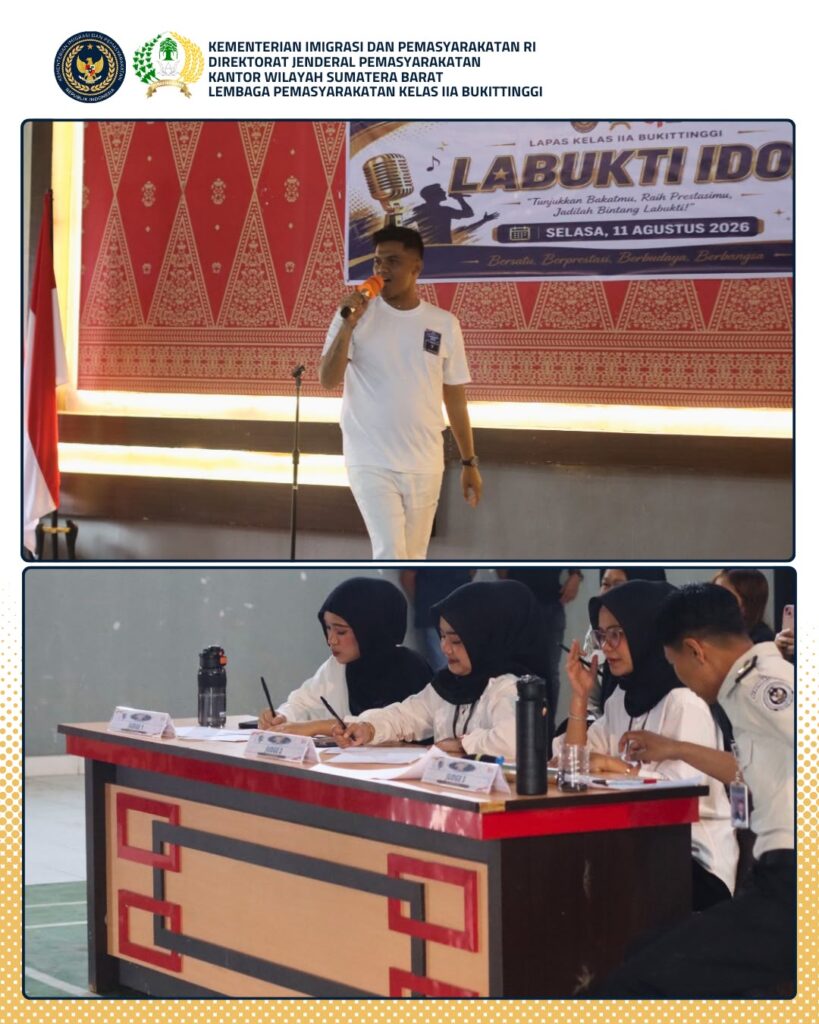 WBP Lapas Bukittinggi Tunjukkan Bakat Bernyanyi Lewat LABUKTI IDOL 1 IMG 20260812 WA0004