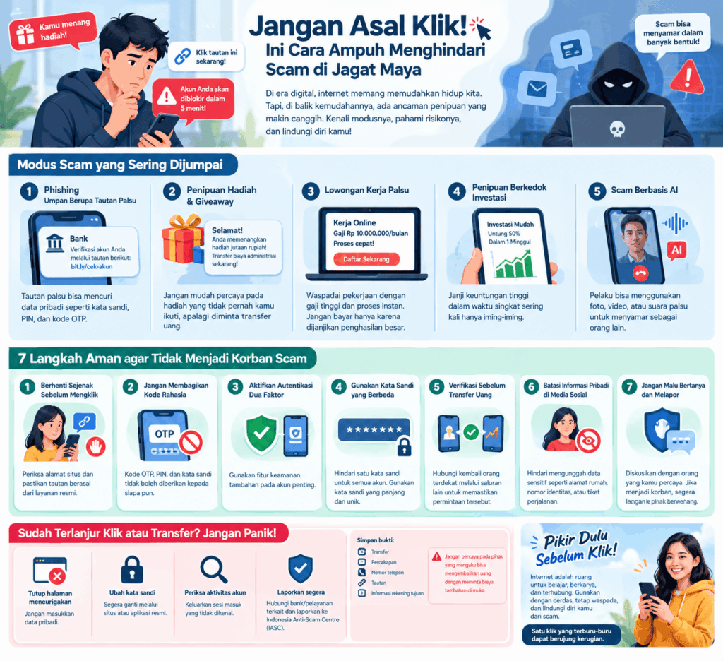 Jangan Asal Klik Panduan Hindari Scam